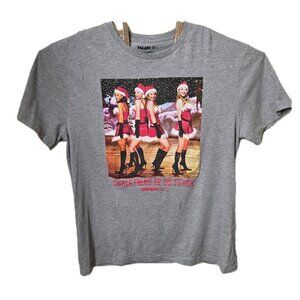 Mean Girls Christmas is So Fetch T-Shirt Women's‎ XL Gray Graphic Print Casual